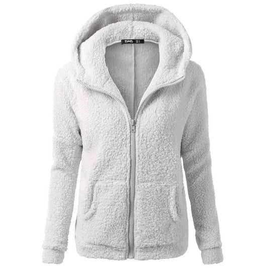 Women's Fleece Hooded Winter Jacket