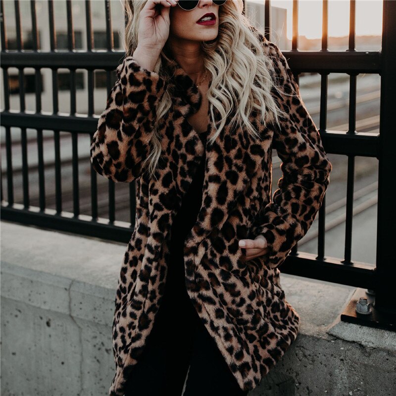 Women's Leopard Print Coat