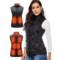 Women's Lightweight Electric Heated Vest with Adjustable Heat Levels