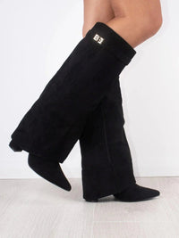 Women's Luxury Suede Over-the-Knee Boots