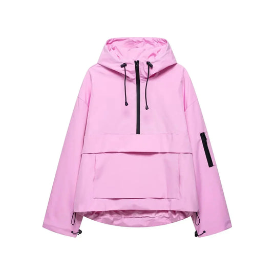 Women's Minimalist Hooded Winter Ski Jacket