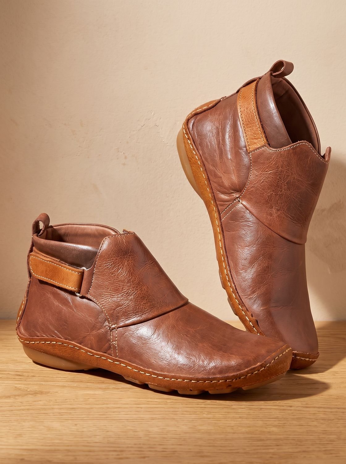 Women's Orthopedic Slip-On Flat Ankle Booties