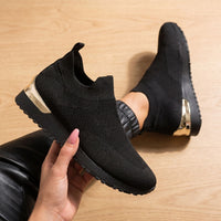 Women's Orthopedic Slip-On Knit Sneakers with Arch Support