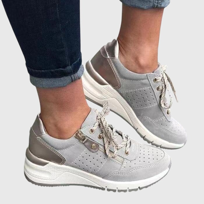 Women's Orthopedic Sneakers with Cushioned Lining and Non-Slip Sole