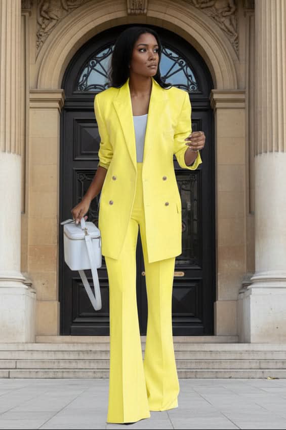 Women's Polished Blazer Suit Set
