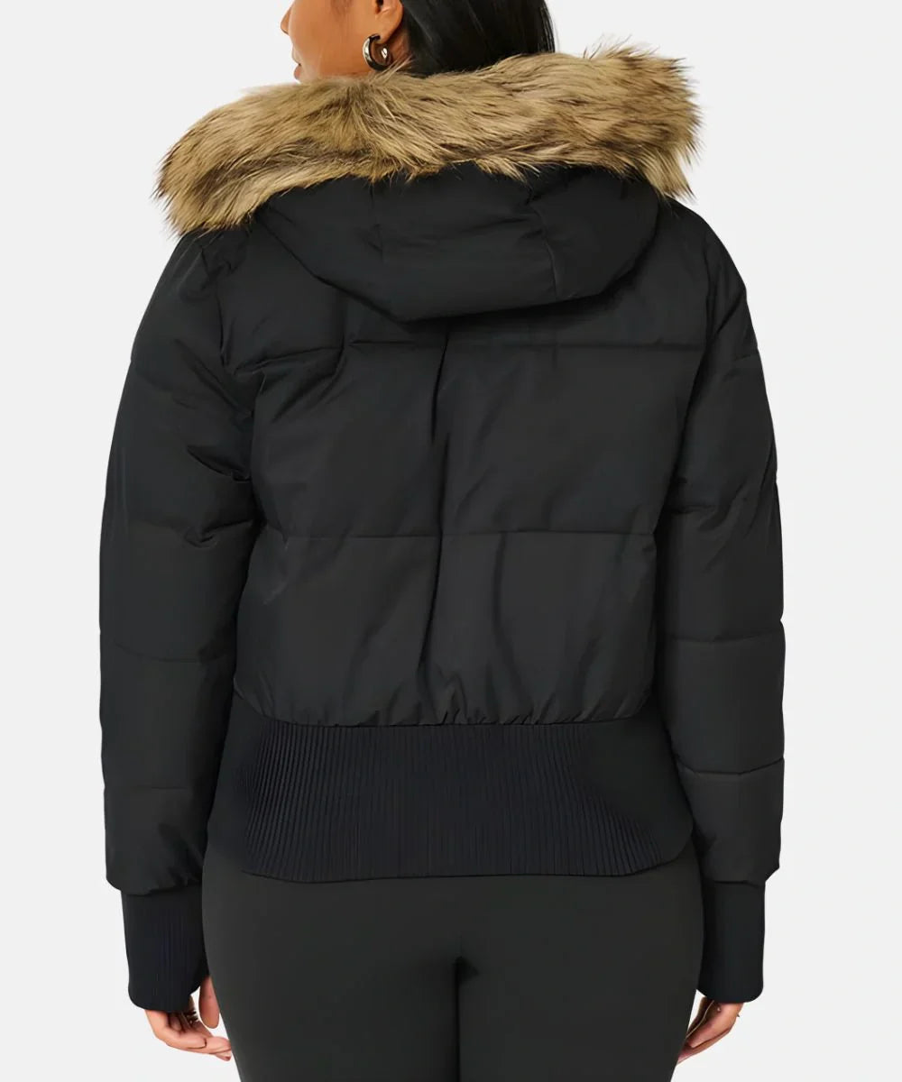 Women's Quilted Winter Jacket with Warm & Removable Hood | Wearclo