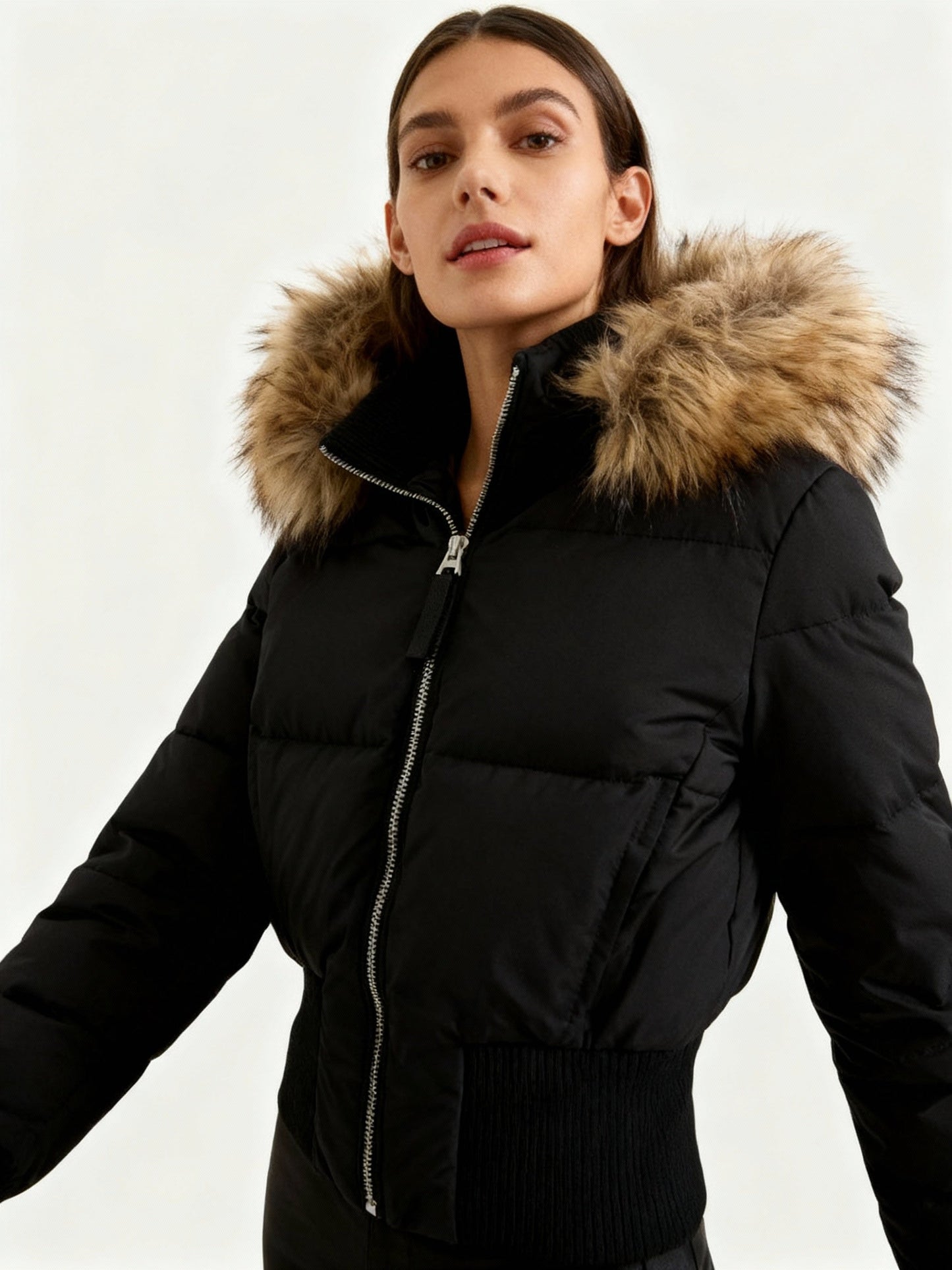 Women's Quilted Winter Jacket with Warm & Removable Hood | Wearclo