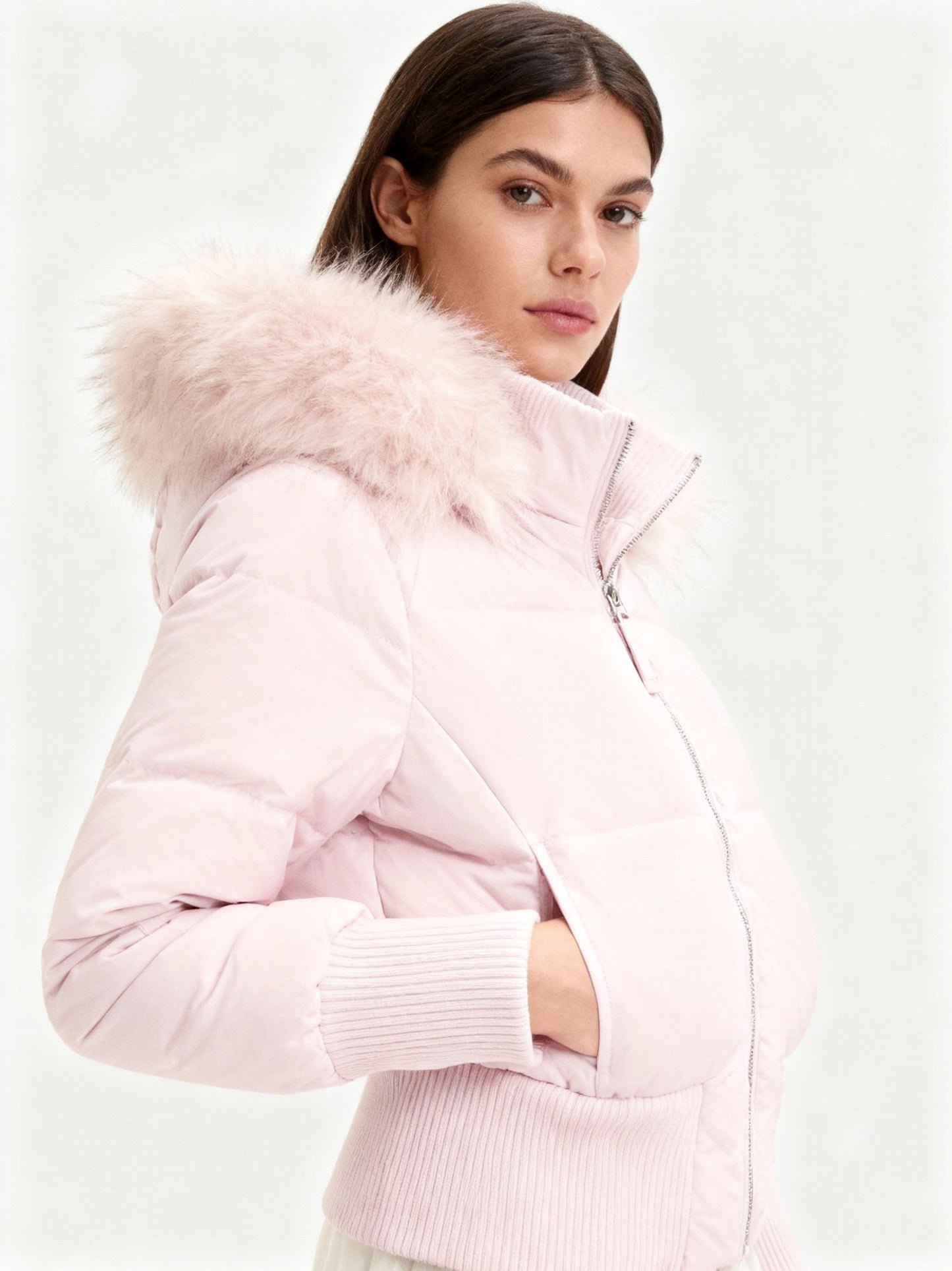 Women's Quilted Winter Jacket with Warm & Removable Hood | Wearclo