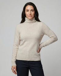 Women's Soft Cashmere Turtleneck Sweater