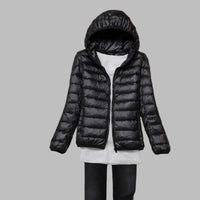 Women's Ultralight Packable Hooded Down Coat