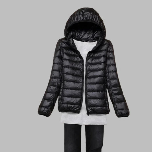 Women's Ultralight Packable Hooded Down Coat