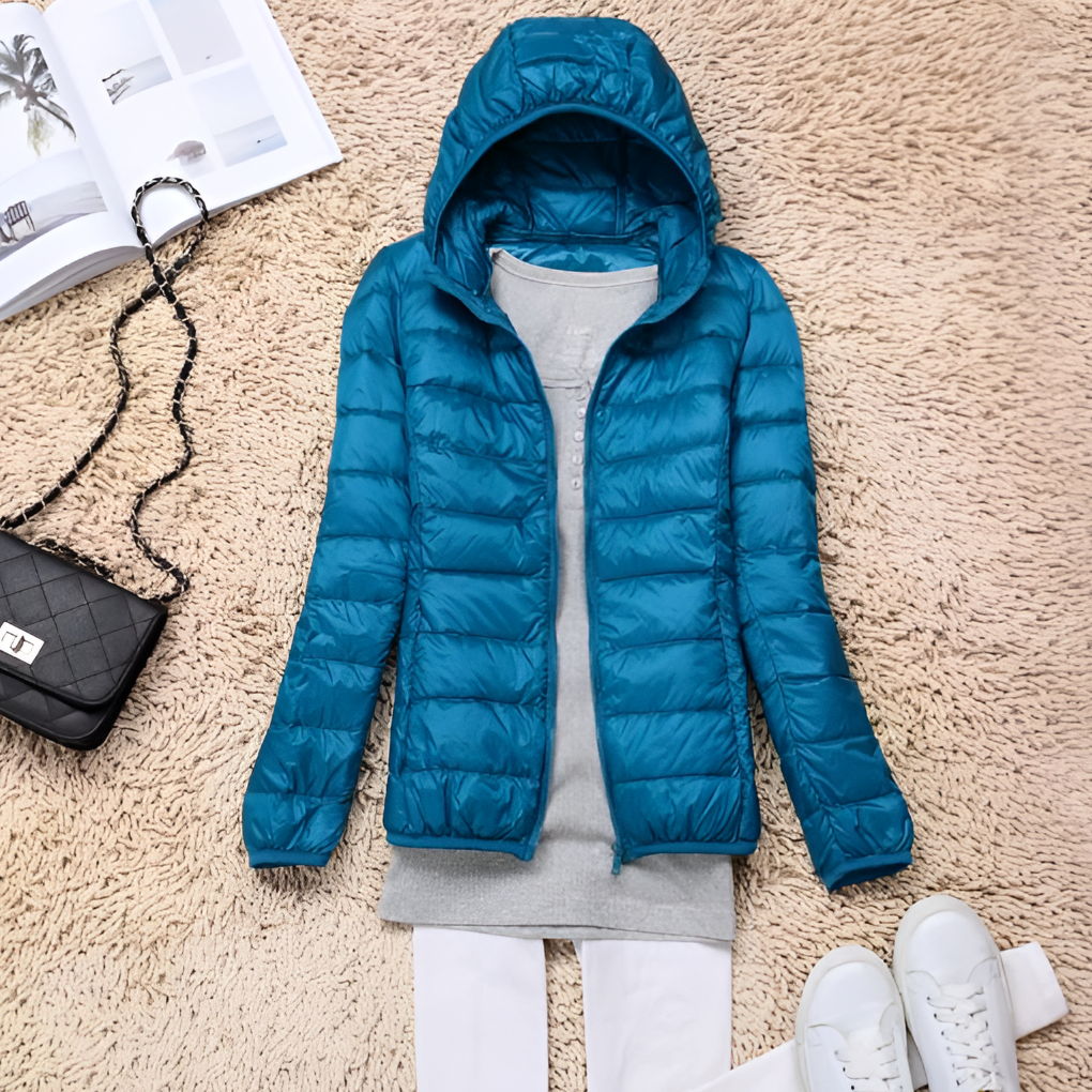 Women's Ultralight Packable Hooded Down Coat