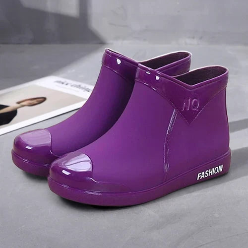 Women's Waterproof Side-Zip Ankle Boots