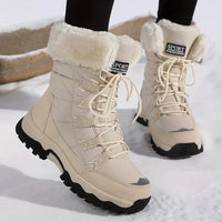 Women's Winter Snow Boots with Soft Lining and Enhanced Grip