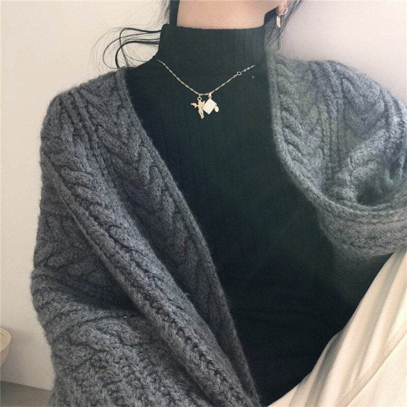 Women's Wool Knit Cardigan