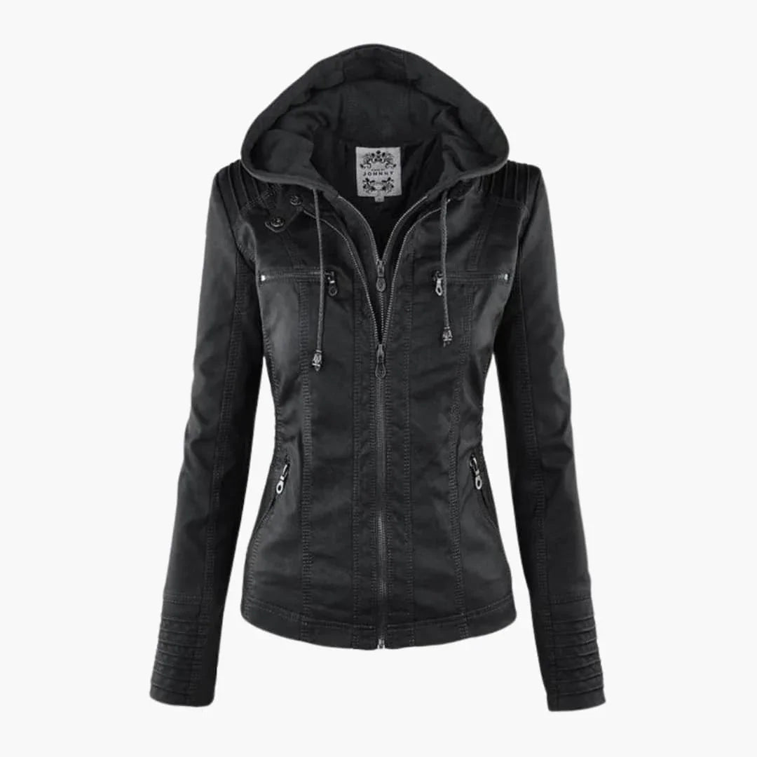 Women's Zip-Up Hooded Jacket