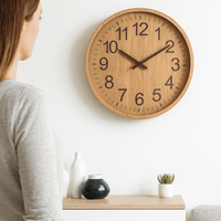WOODEN CLOCK – Natural Charm for Your Home