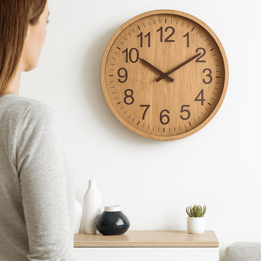 WOODEN CLOCK – Natural Charm for Your Home