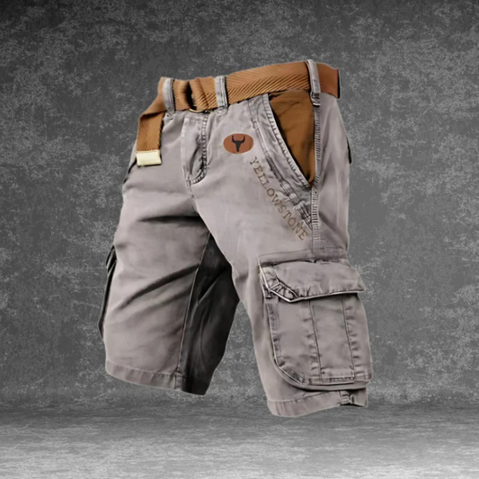 Image of Zachary | Men's Belted Cargo Shorts
