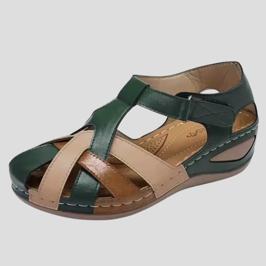 Image of Zara | Women's Closed Toe Wedge Sandals